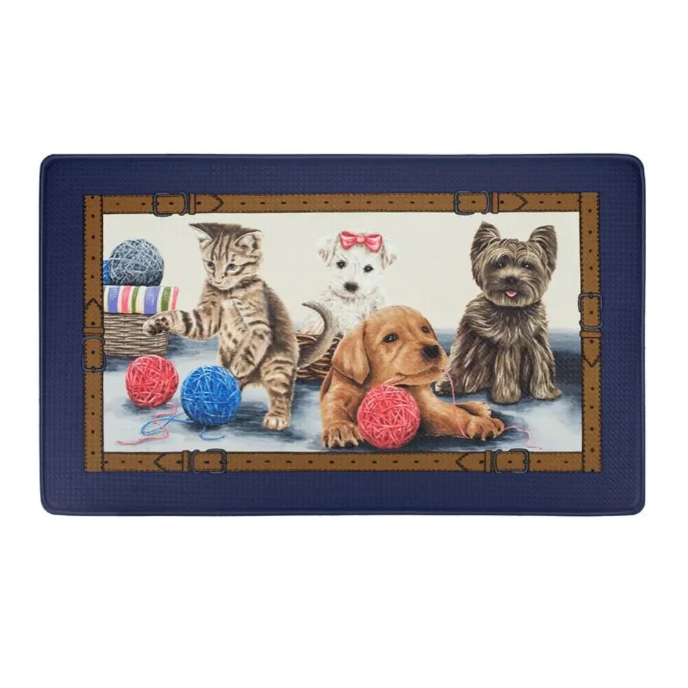Woven Trends Printed Anti Fatigue Mat, Non Slip Printed Textured Comfort